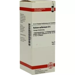 KALIUM SULFURICUM D 6 atšķaidījums, 50 ml