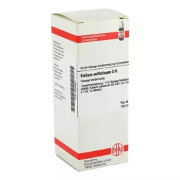 KALIUM SULFURICUM D 6 atšķaidījums, 50 ml