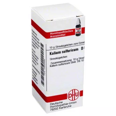 KALIUM SULFURICUM D 6 lodītes, 10 g KALIUM SULFURICUM D 6 lodītes, 10 g