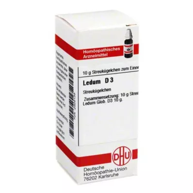 LEDUM D 3 globules, 10 g LEDUM D 3 globules, 10 g