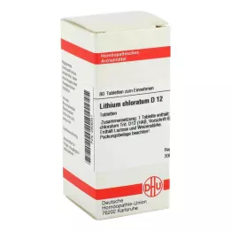 LITHIUM CHLORATUM D 12 tabletes, 80 kapsulas