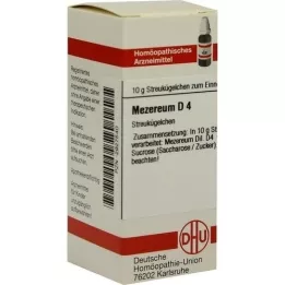 MEZEREUM D 4 globules, 10 g