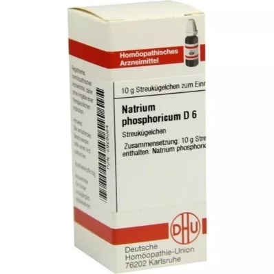 NATRIUM PHOSPHORICUM D 6 lodītes, 10 g