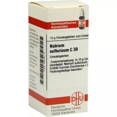 NATRIUM SULFURICUM C 30 bumbiņas, 10 g