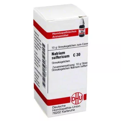 NATRIUM SULFURICUM C 30 bumbiņas, 10 g