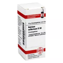 NATRIUM SULFURICUM D 30 bumbiņas, 10 g