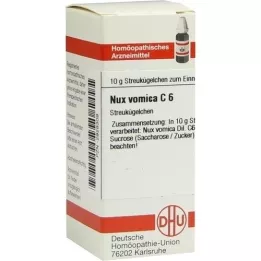 NUX VOMICA C 6 lodītes, 10 g