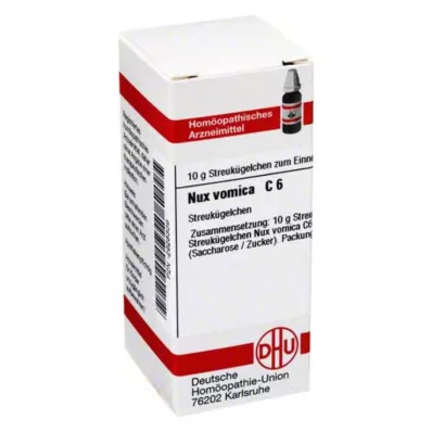 NUX VOMICA C 6 lodītes, 10 g