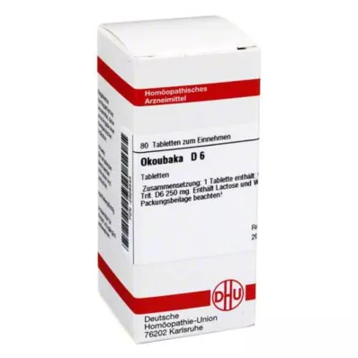 OKOUBAKA D 6 tabletes, 80 kapsulas