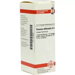 PAEONIA OFFICINALIS D 3 atšķaidījums, 20 ml
