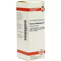 PAEONIA OFFICINALIS D 3 atšķaidījums, 20 ml