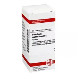 PETROLEUM RECTIFICATUM D 12 tabletes, 80 kapsulas