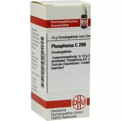 PHOSPHORUS C 200 bumbiņas, 10 g