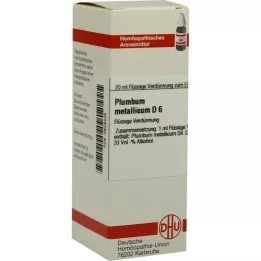 PLUMBUM METALLICUM D 6 atšķaidījums, 20 ml