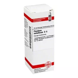PLUMBUM METALLICUM D 6 atšķaidījums, 20 ml