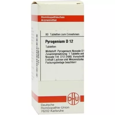 PYROGENIUM D 12 tabletes, 80 kapsulas