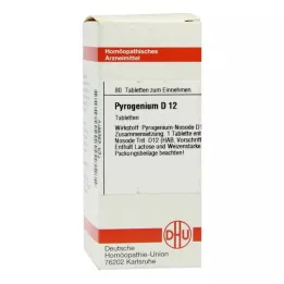 PYROGENIUM D 12 tabletes, 80 kapsulas