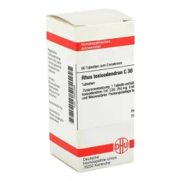 RHUS TOXICODENDRON C 30 tabletes, 80 kapsulas