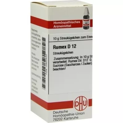 RUMEX D 12 bumbiņas, 10 g