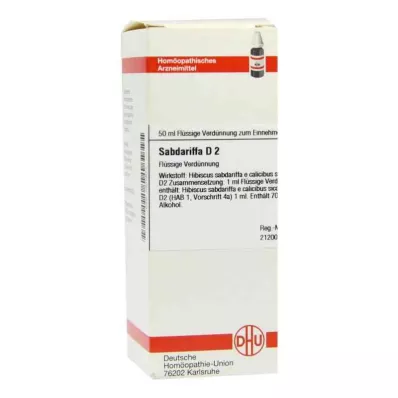 SABDARIFFA D 2 atšķaidījums, 50 ml SABDARIFFA D 2 atšķaidījums, 50 ml