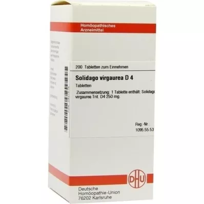 SOLIDAGO VIRGAUREA D 4 tabletes, 200 kapsulas