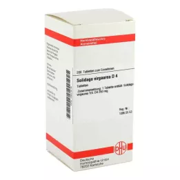 SOLIDAGO VIRGAUREA D 4 tabletes, 200 kapsulas
