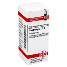 STAPHISAGRIA D 3 globules, 10 g