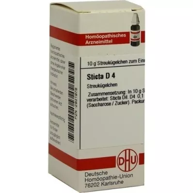 STICTA D 4 globules, 10 g