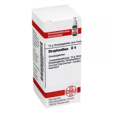 STROPHANTHUS D 4 globules, 10 g STROPHANTHUS D 4 globules, 10 g