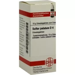 SULFUR JODATUM D 4 globules, 10 g