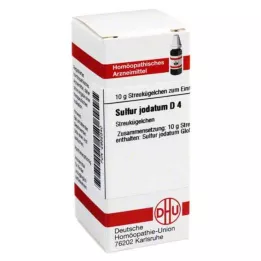 SULFUR JODATUM D 4 globules, 10 g