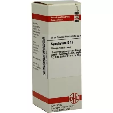 SYMPHYTUM D 12 atšķaidījums, 20 ml