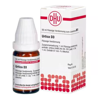 URTICA D 3 atšķaidījums, 50 ml URTICA D 3 atšķaidījums, 50 ml