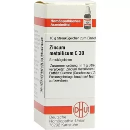 ZINCUM METALLICUM C 30 bumbiņas, 10 g