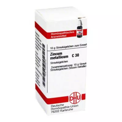 ZINCUM METALLICUM C 30 bumbiņas, 10 g