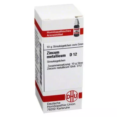 ZINCUM METALLICUM D 12 bumbiņas, 10 g