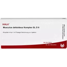 MUSCULUS DELTOIDEUS Komplekss GL D 6 ampulas, 10X1 ml