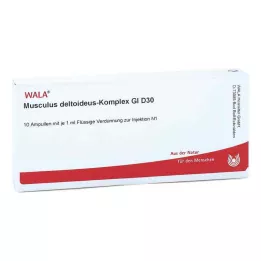 MUSCULUS DELTOIDEUS Komplekss GL D 30 ampulas, 10X1 ml