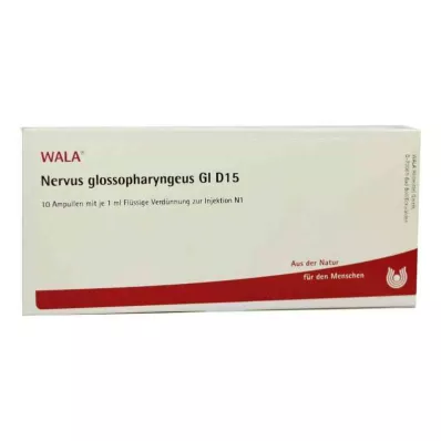 NERVUS GLOSSOPHARYNGEUS GL D 15 ampulas, 10X1 ml NERVUS GLOSSOPHARYNGEUS GL D 15 ampulas, 10X1 ml