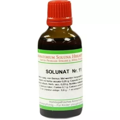 SOLUNAT Nr.11 pilieni, 50 ml