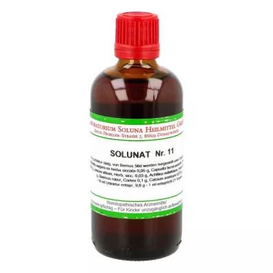 SOLUNAT Nr.11 pilieni, 100 ml