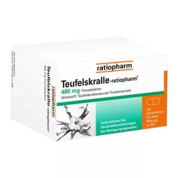 TEUFELSKRALLE-RATIOPHARM Plēves apvalkotās tabletes, 100 gab