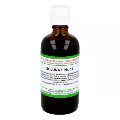 SOLUNAT Nr. 14 pilieni, 100 ml SOLUNAT Nr. 14 pilieni, 100 ml