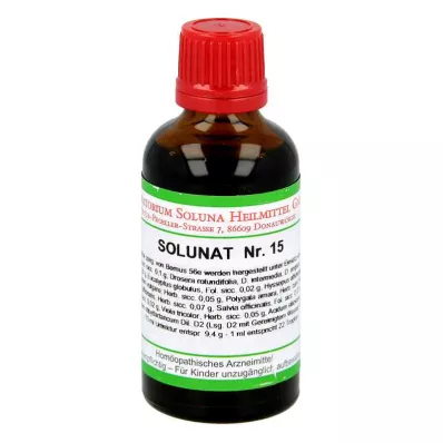 SOLUNAT Nr.15 pilieni, 50 ml