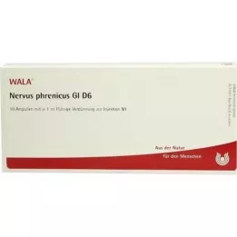 NERVUS PHRENICUS GL D 6 ampulas, 10X1 ml