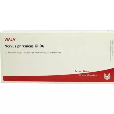 NERVUS PHRENICUS GL D 6 ampulas, 10X1 ml NERVUS PHRENICUS GL D 6 ampulas, 10X1 ml