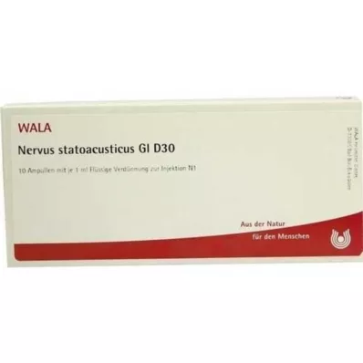 NERVUS STATOACUSTICUS GL D 30 ampulas, 10X1 ml NERVUS STATOACUSTICUS GL D 30 ampulas, 10X1 ml