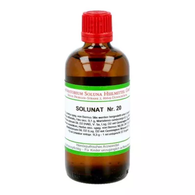 SOLUNAT Nr. 20 pilieni, 100 ml SOLUNAT Nr. 20 pilieni, 100 ml