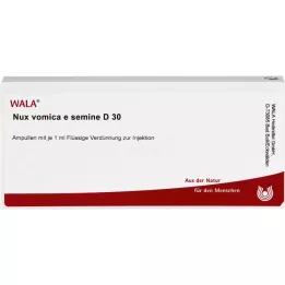 NUX VOMICA E semine D 30 ampulas, 10X1 ml