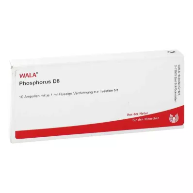 PHOSPHORUS D 8 ampulas, 10X1 ml PHOSPHORUS D 8 ampulas, 10X1 ml